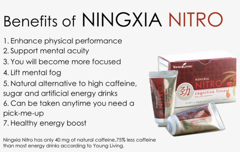 Ningxianitrobenefits - Young Living All-natural Energy Booster, transparent png download