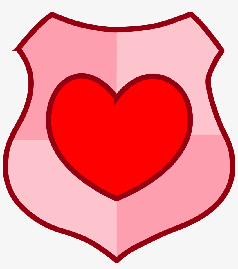 Love Big Image Png - Escudo Con Un Corazon, transparent png download
