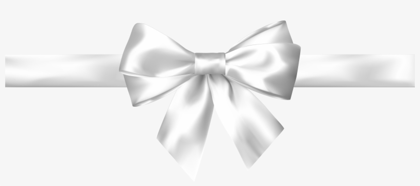 White Bow Clipart, transparent png download