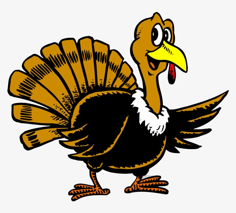 Turkey Clipart Basketball - Talking Turkey Cartoon, transparent png download