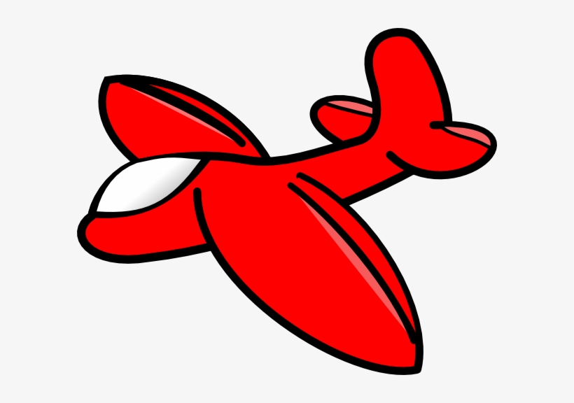 Red Airplane Clip Art, transparent png download