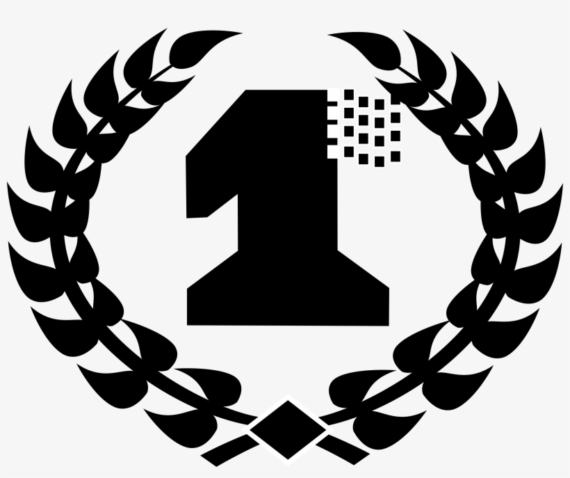 Winner Ribbon Clipart Position - Leaves Circle Logo Png, transparent png download