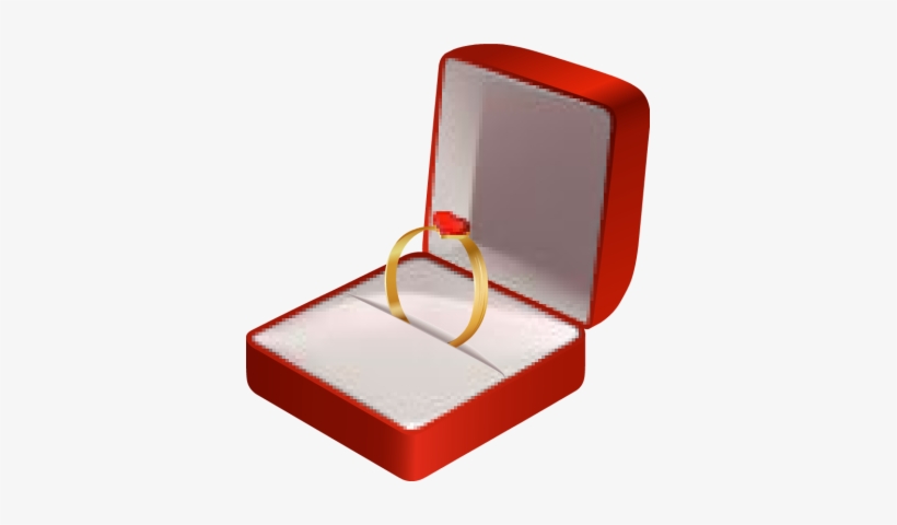 Ring Pencil And Color - Wedding Ring In Box Png, transparent png download