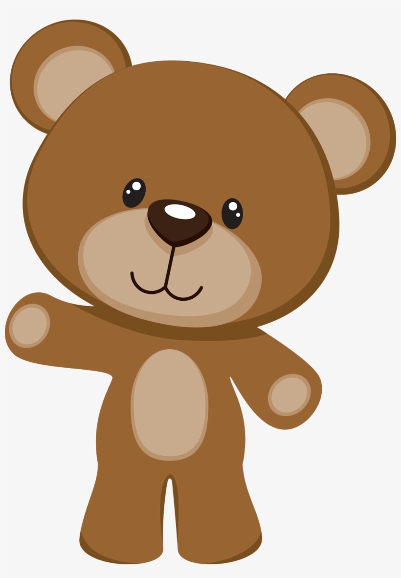 Teddy Bear Mural Wall Art Decals For Baby Boy Nursery - Urso Png, transparent png download