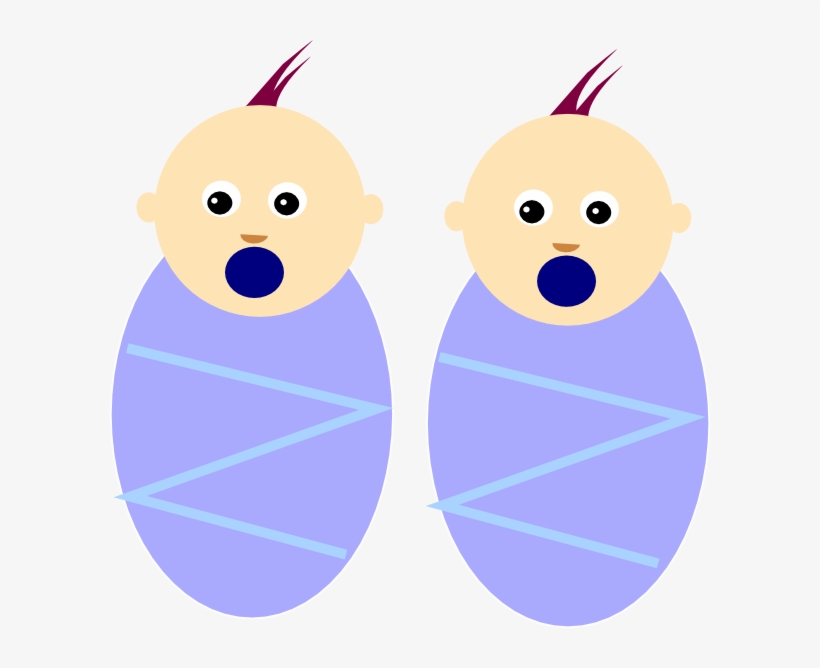 Teddy Bear Clipart Twins - Clip Art Twin Boys, transparent png download