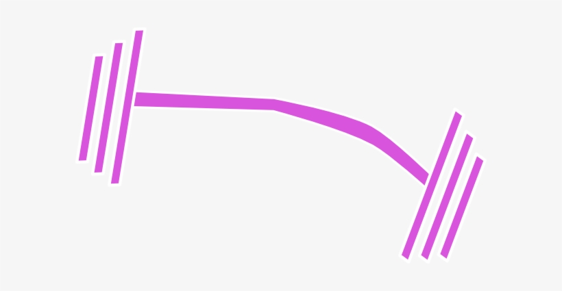 Purple Dumbbell Png, transparent png download