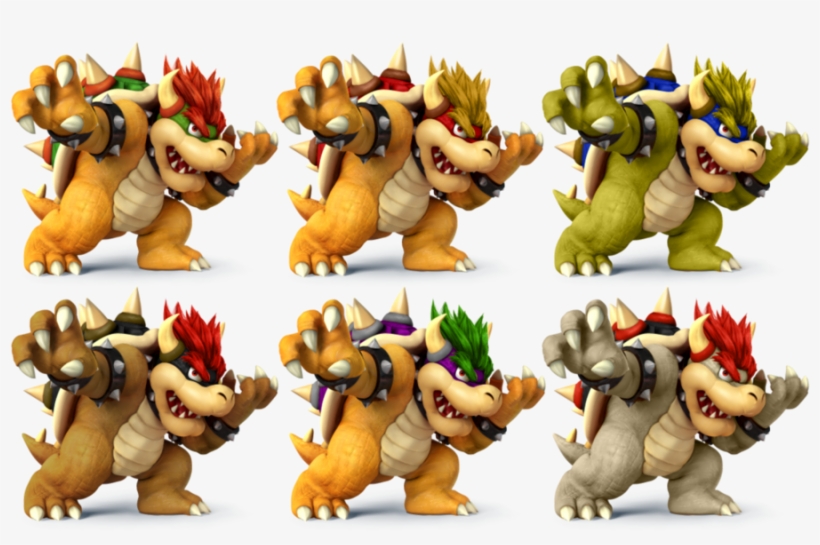 Download Bowser Super Smash Bros Personality One Sides - Bowser Skins Smash 4, transparent png download