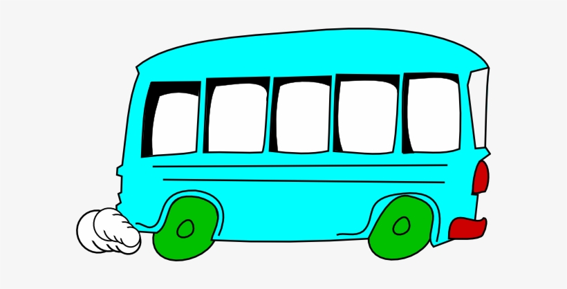 Blue Bus Svg Clip Arts 600 X 338 Px, transparent png download