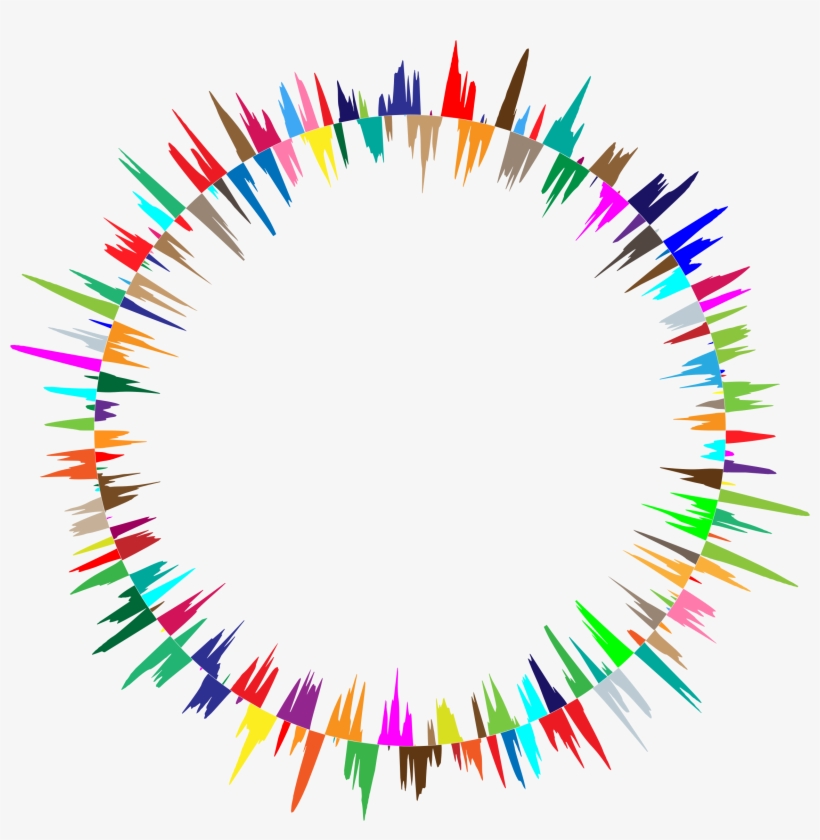 Clipart - Audio Wave Circle Png, transparent png download