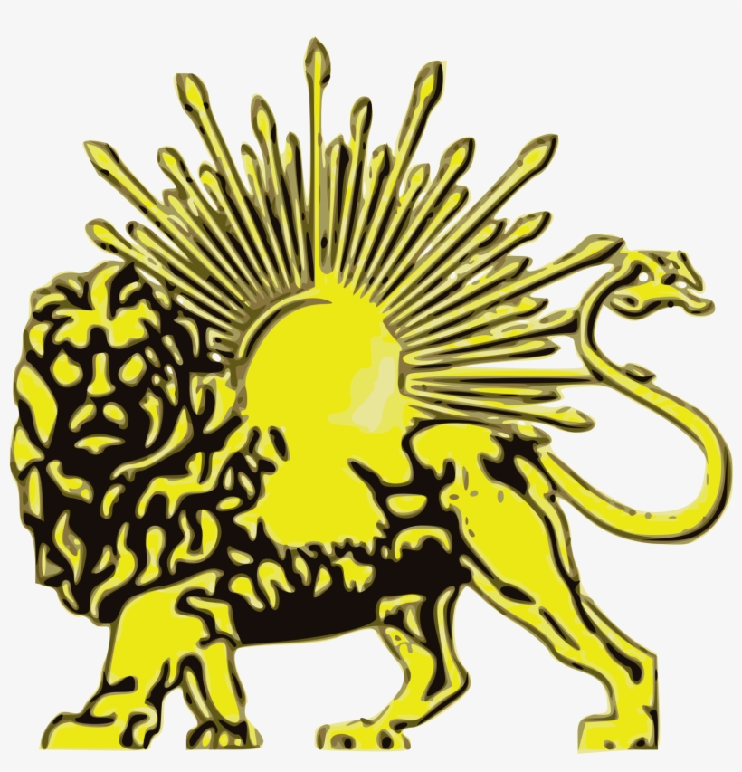 Open - Iran Lion And Sun, transparent png download