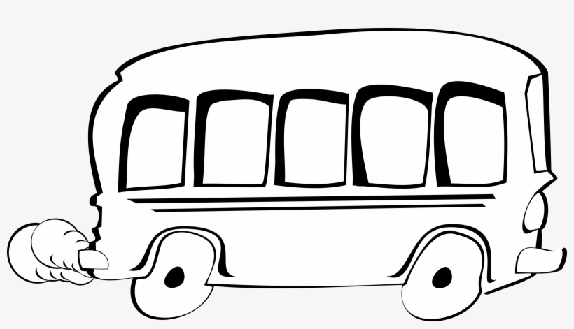 Bus Remixed Clip Art Royalty Free Download - Back To School Coloring Book: Cool Summer Days With, transparent png download