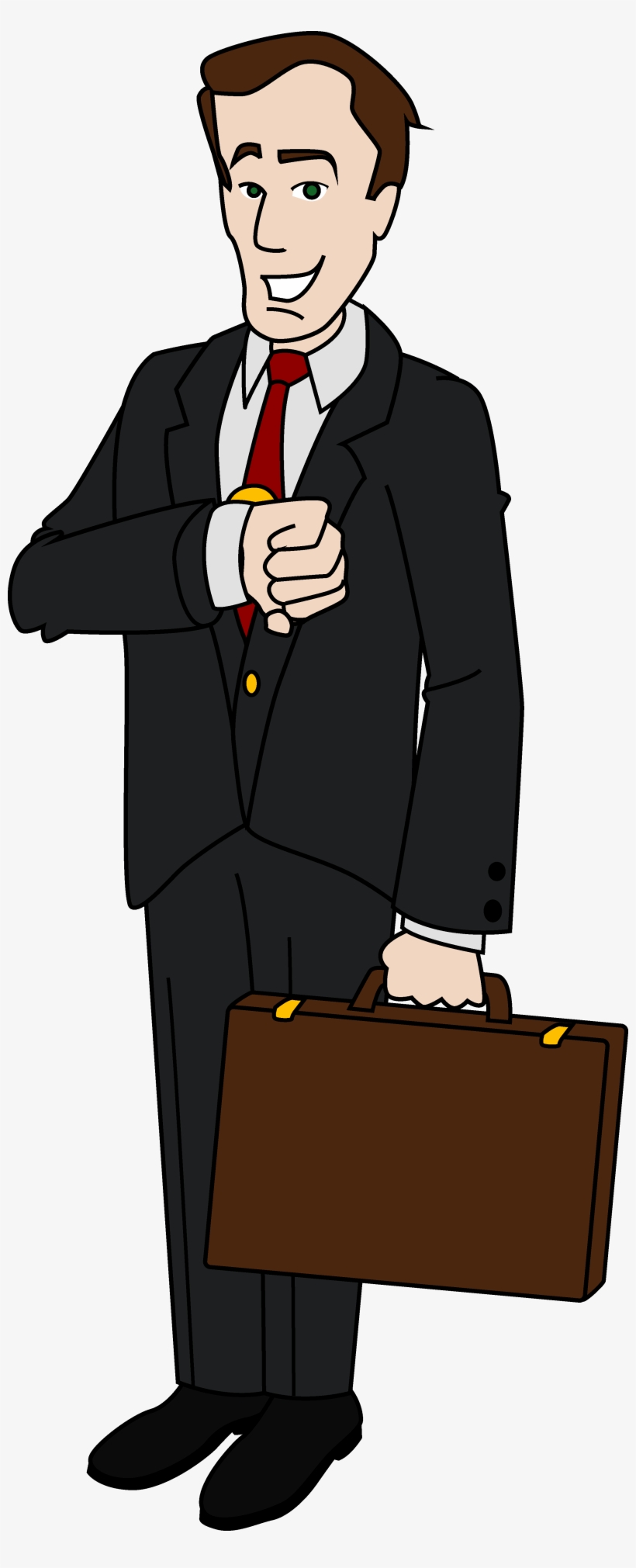 Graphic Transparent Library Business Man Clip Art Free - Business Man Clip Art, transparent png download