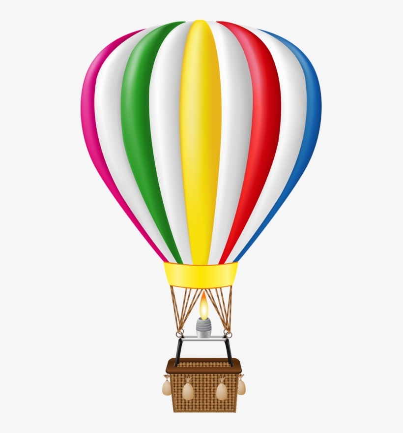 Pin By Girardot On Dessin-image - Воздушный Шар С Корзиной Вектор, transparent png download
