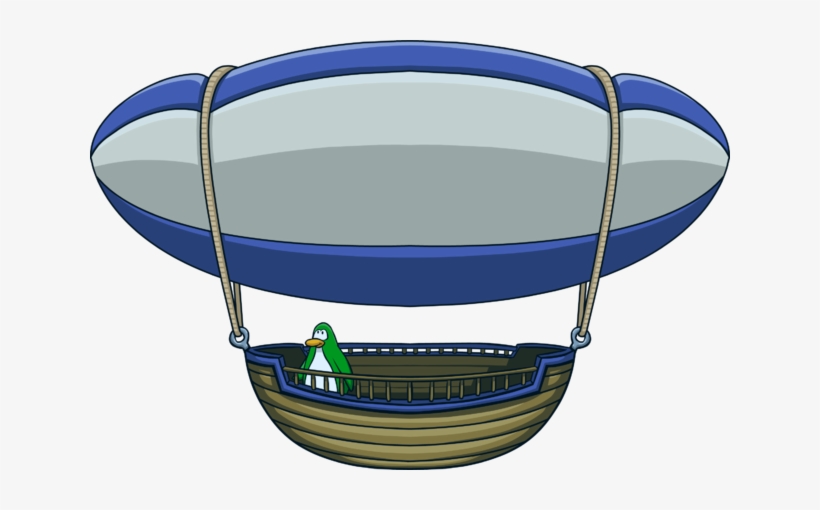 Hot Air Balloon Clipart Penguin - Dinghy, transparent png download