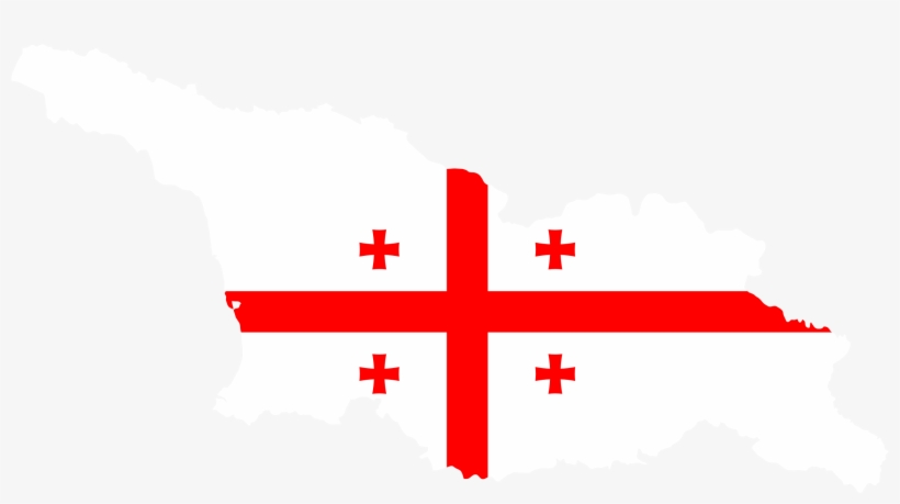 This Free Icons Png Design Of Georgia Map Flag, transparent png download