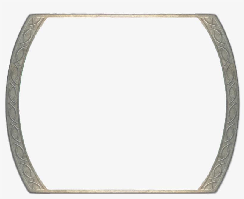 Blank Banner Outline - Circle, transparent png download