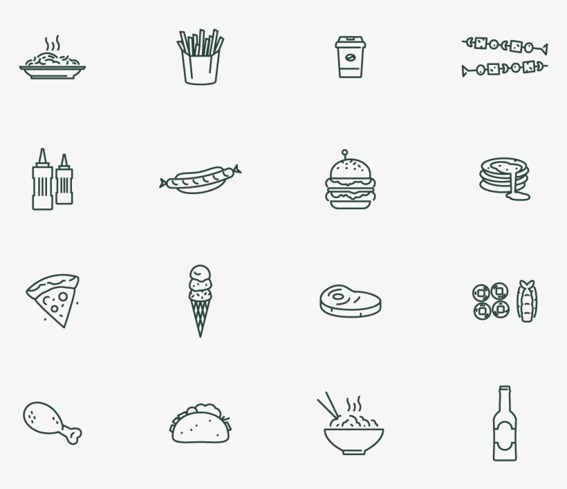 „food On Wheels” Logo Design - Icon, transparent png download