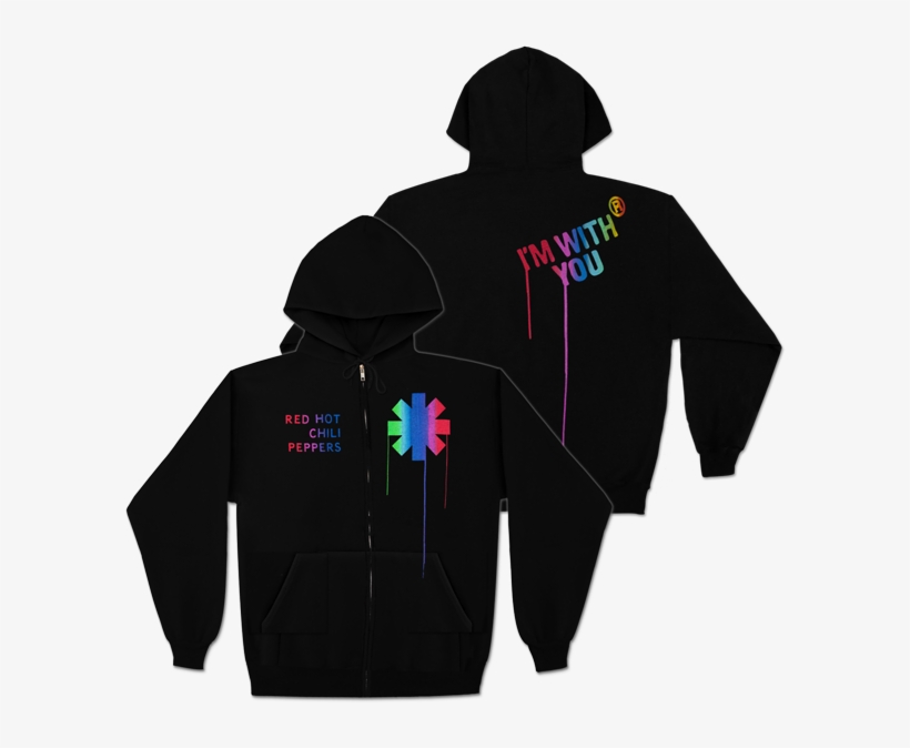 Red Hot Chili Peppers Paint Drip Zip Hoodie - Hoodies Pantera, transparent png download