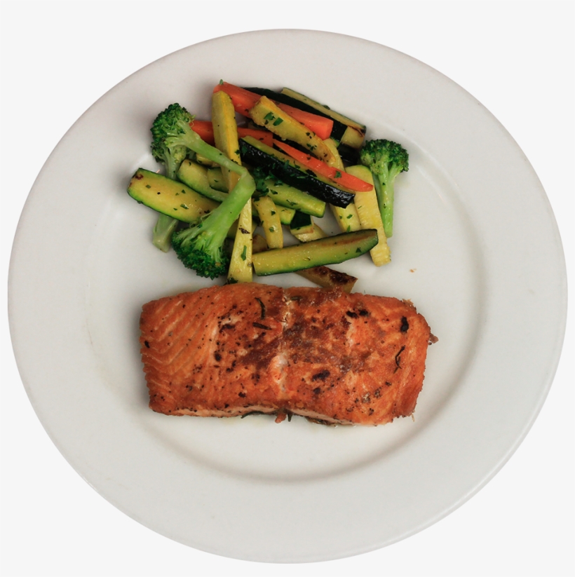 Grilled Salmon Png Vector - Food, transparent png download