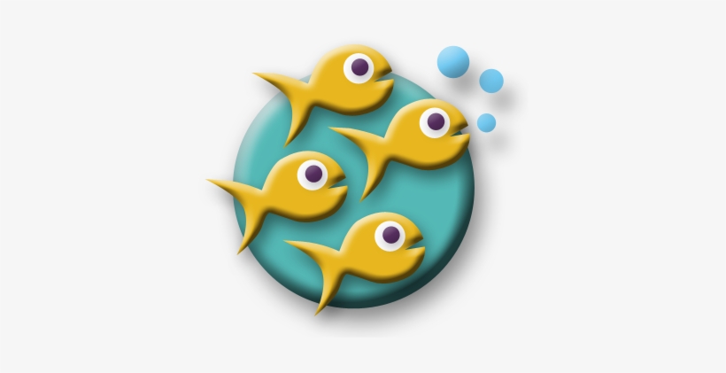 Tiny Bubbles I - Coral Reef Fish, transparent png download