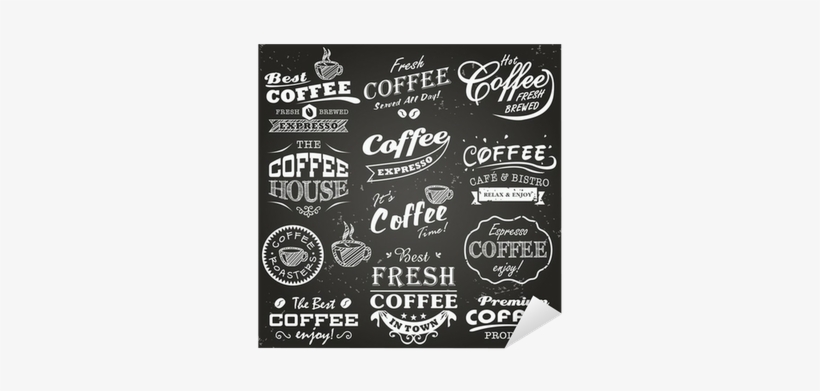 Collection Of Coffee Shop - Coffee Shop Chalkboard Design, transparent png download