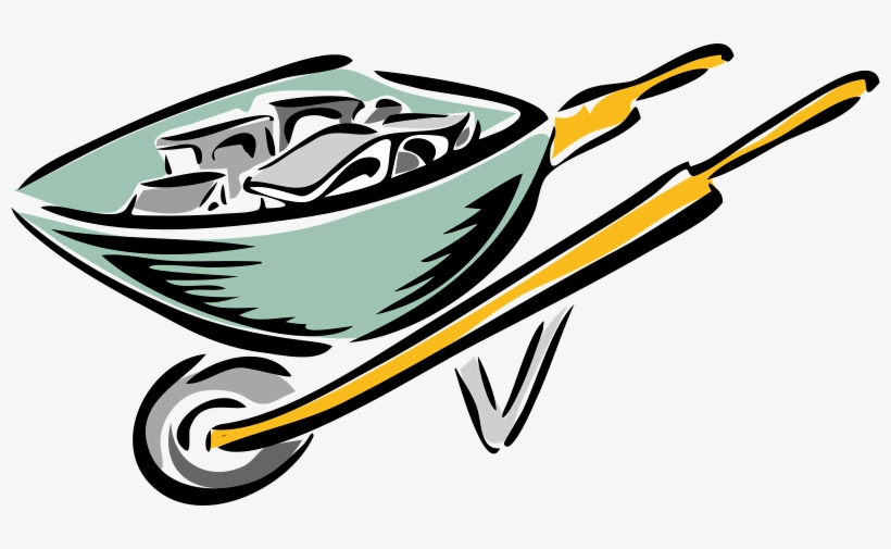 This Graphics Is Big Cantiere Architetto - Carrinho De Mao Desenho, transparent png download