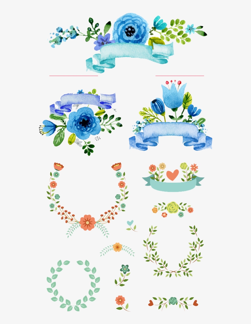 Floral Design Watercolor Painting Flower Drawing - Watercolor Painting, transparent png download