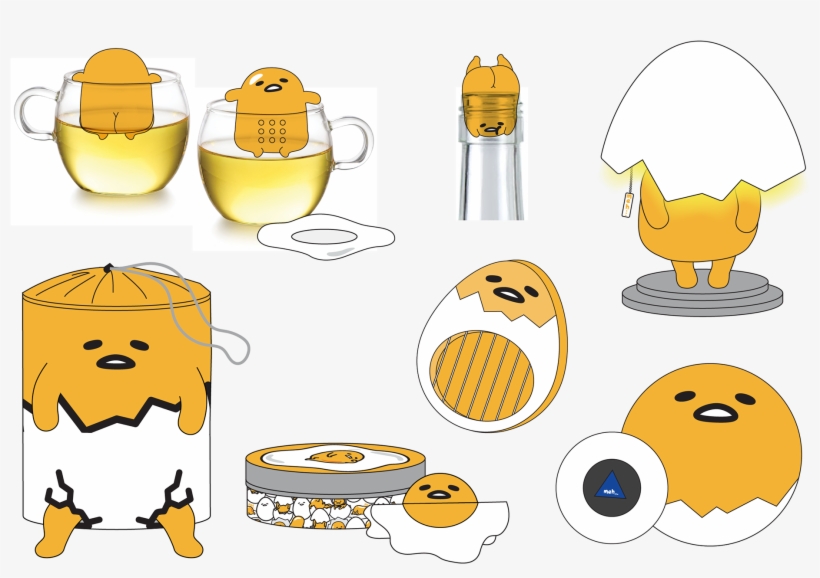 I Designed This Collection Of Gudetama Items For Specialty - Cartoon, transparent png download