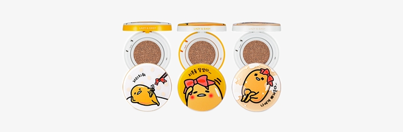 Gudetama - Lazy & Easy Face 2 Change Photo Ready Cushion, transparent png download