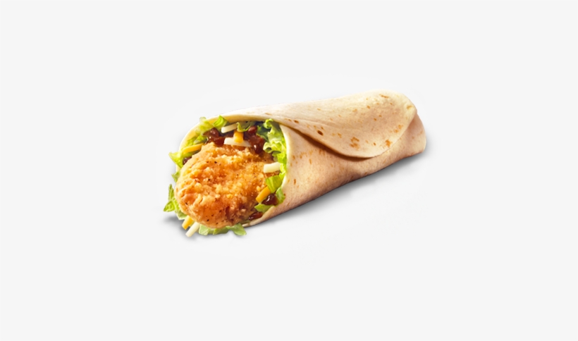 Png Royalty Free Stock Burrito Transparent Crispy Chicken - Chicken Snack Wrap, transparent png download