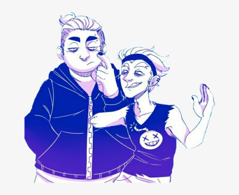 Junkrat Roadhog Overwatch Videogame Teenagers Teenager - Overwatch High School Au Mako, transparent png download