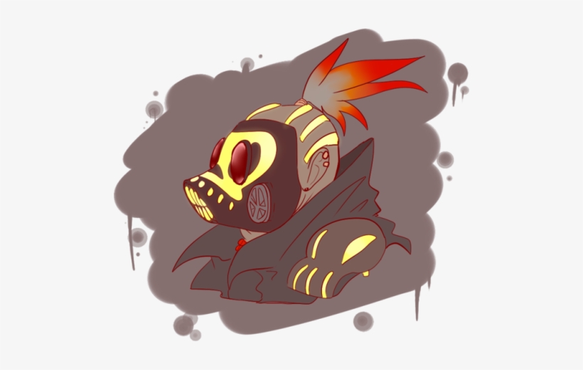 I Drew A Los Muertos Roadhog As A Commission, I'm Not - Illustration, transparent png download