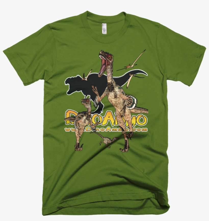 Dino Ammo Velociraptor Full Color Short Sleeve T Shirt - Saltwater Aquarium T Shirt, transparent png download