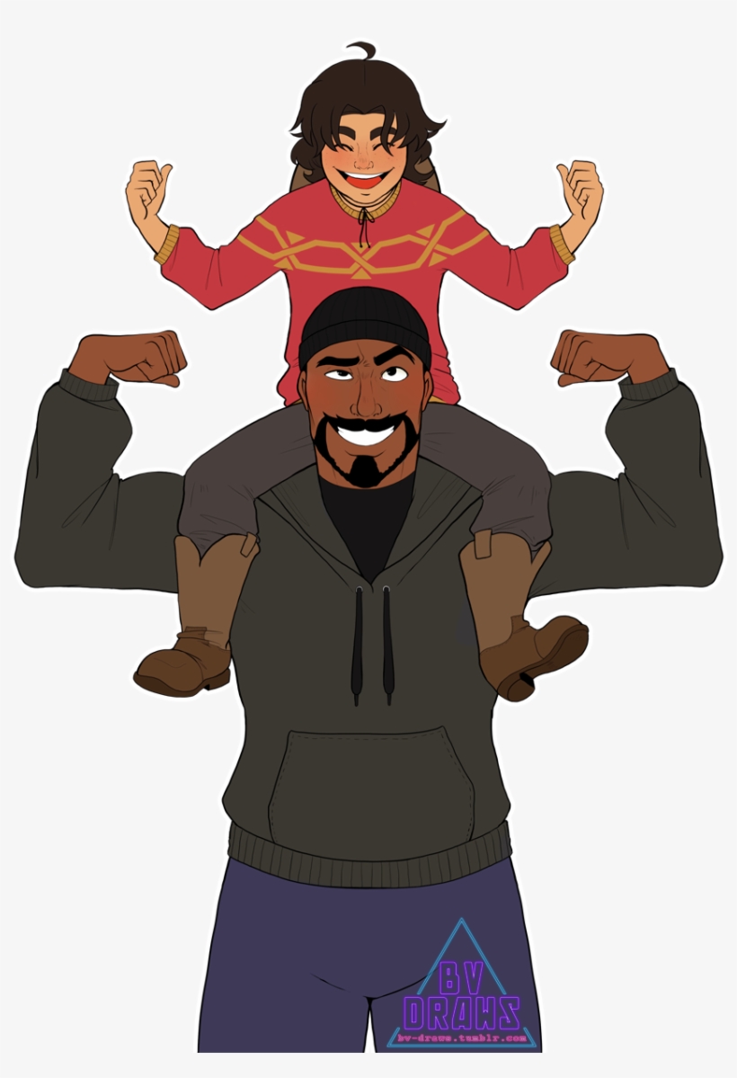 Papa Reyes And Kid Jesse - Gabriel Reyes And Jesse Mccree Father And Son, transparent png download
