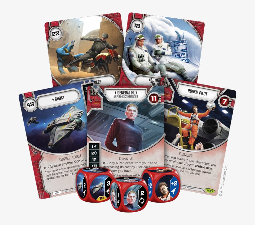 Red Characters Of Empire At War - Star Wars Destiny Empire At War, transparent png download