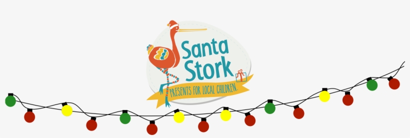 Last Year's Santa Stork Campaign Saw Brand New Presents - Transparent Background Christmas Lights Clip Art, transparent png download