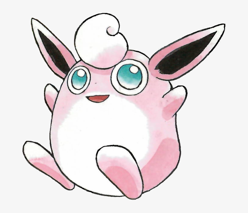 Dat Bleached Wigglytuff - Wigglytuff Pokemon Red Blue, transparent png download