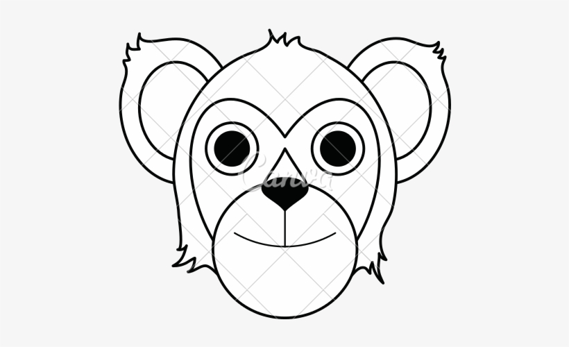 Koala Line Drawing At Getdrawings - White-headed Capuchin, transparent png download
