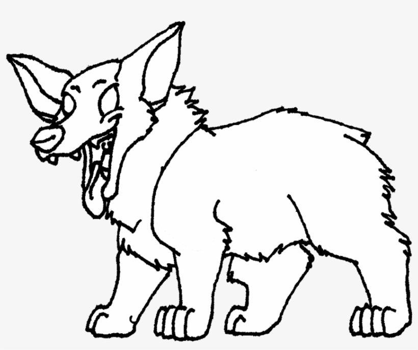 Drawn Corgi Transparent - Corgi Lineart, transparent png download