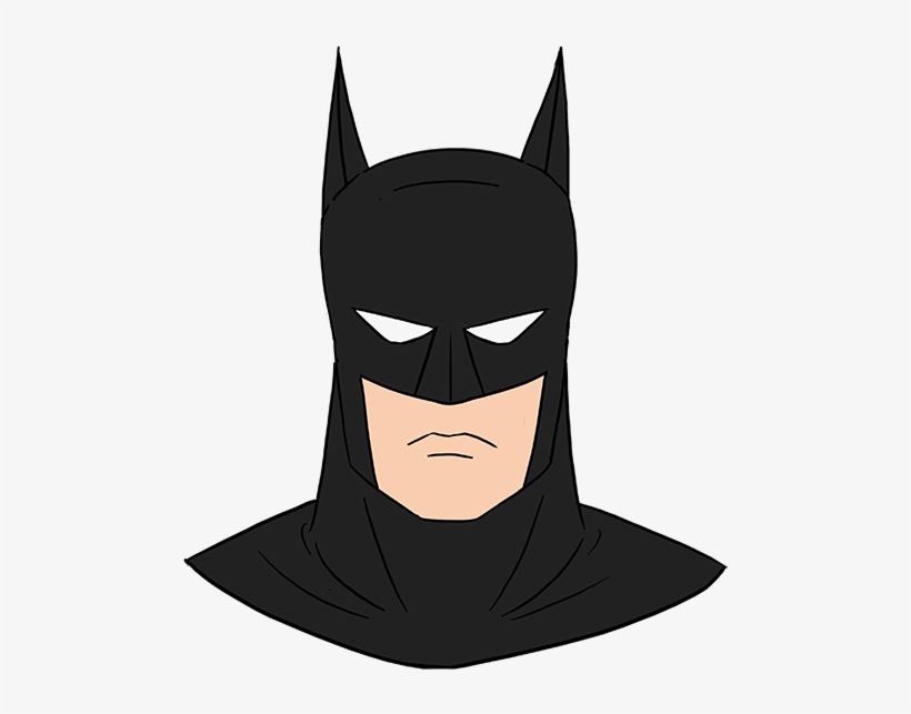 Drawn Batman Face Batman Easy Drawing Transparent Png 678x600 Free Download On Nicepng