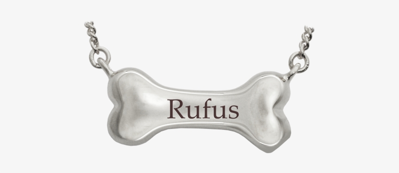 Wholesale Pet Cremation Jewelry Silver Dog Bone Engraved - Pet Cremation Jewelry: Dog Bone Pendant, transparent png download