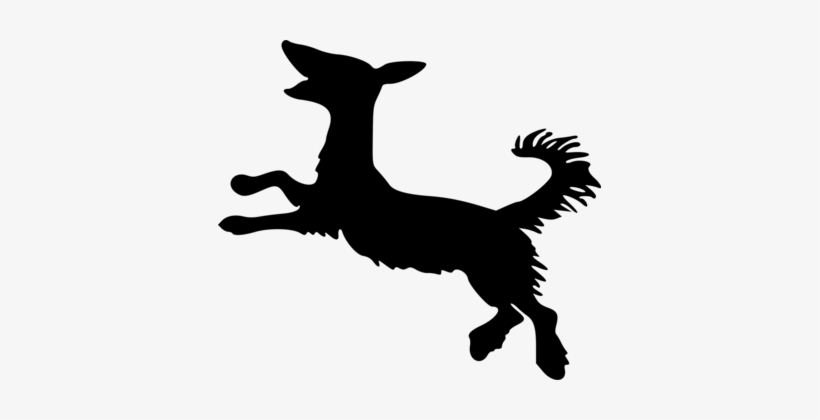 Silhouette Dog Drawing Pet Canidae - Arhur Rackham Dog Silhouettes, transparent png download