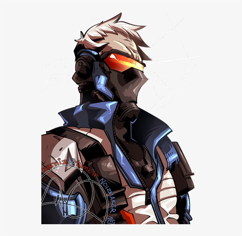 "karniz" On Tumblr - Soldier 76 Art Png, transparent png download