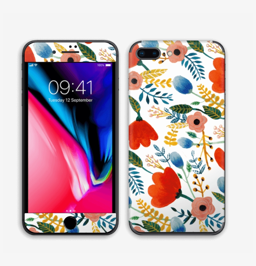 Rosa's Flowers - Apple Iphone 8 Plus - Space Grey, transparent png download