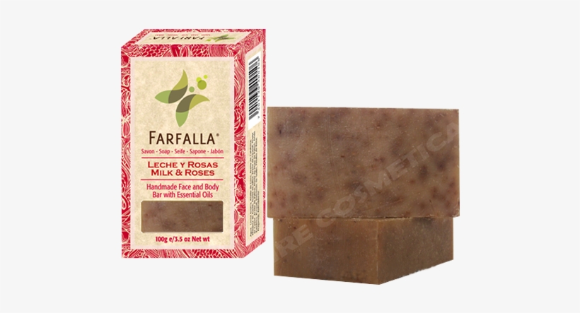 El Jabón De Leche Y Rosas, Delicadamene Coloreado Con - Soap, transparent png download