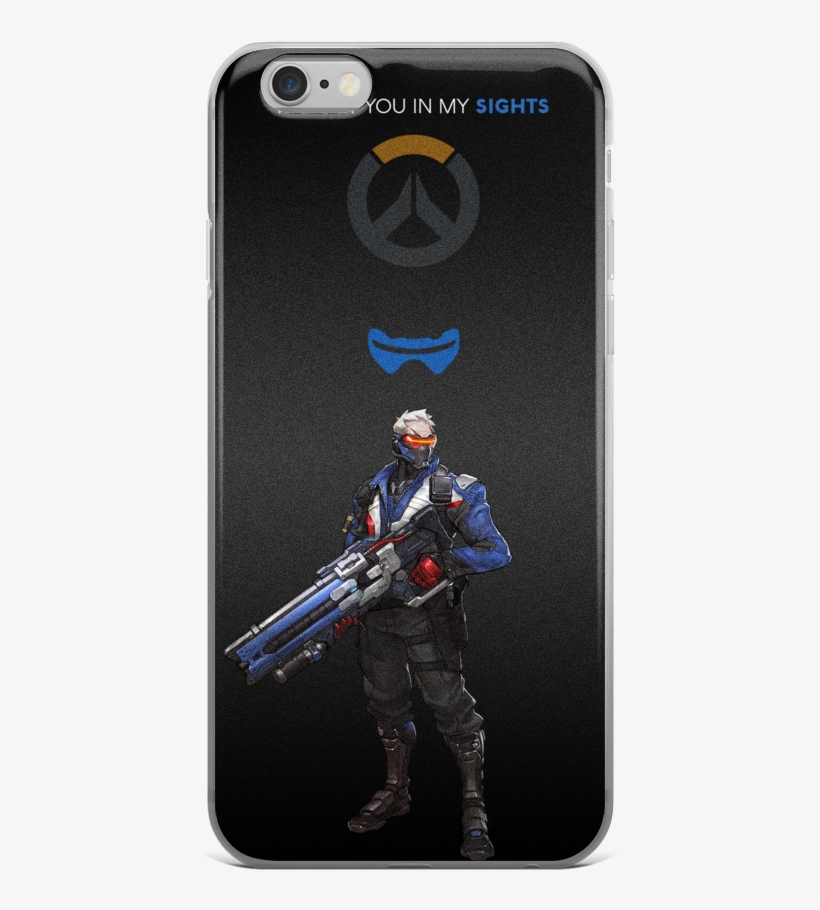 76 Iphone 5/5s/se, 6/6s, 6/6s Plus Case - Game Ow Soldier 76 Cosplay Leather Jacket Coat With, transparent png download