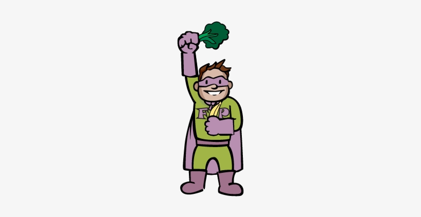 Food Power Fruits & Veggies - Superhero Writing Activities Eyfs, transparent png download