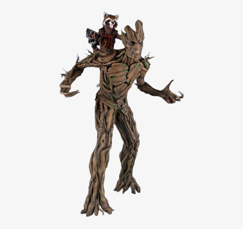 Guardians Of The Galaxy - Marvel: Statue: Guardians Of The Galaxy: Rocket, transparent png download