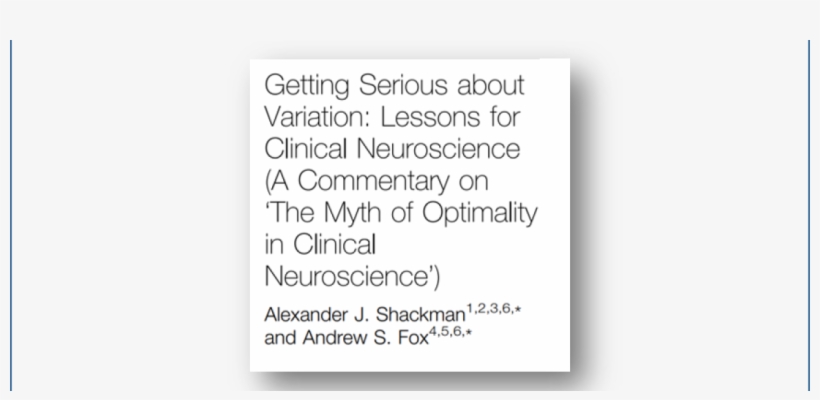 Shackman Nslsi2018 - Document, transparent png download