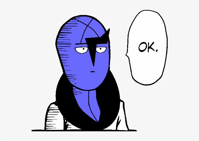 Face Nose Fictional Character Head Black And White - Saitama Ok, transparent png download
